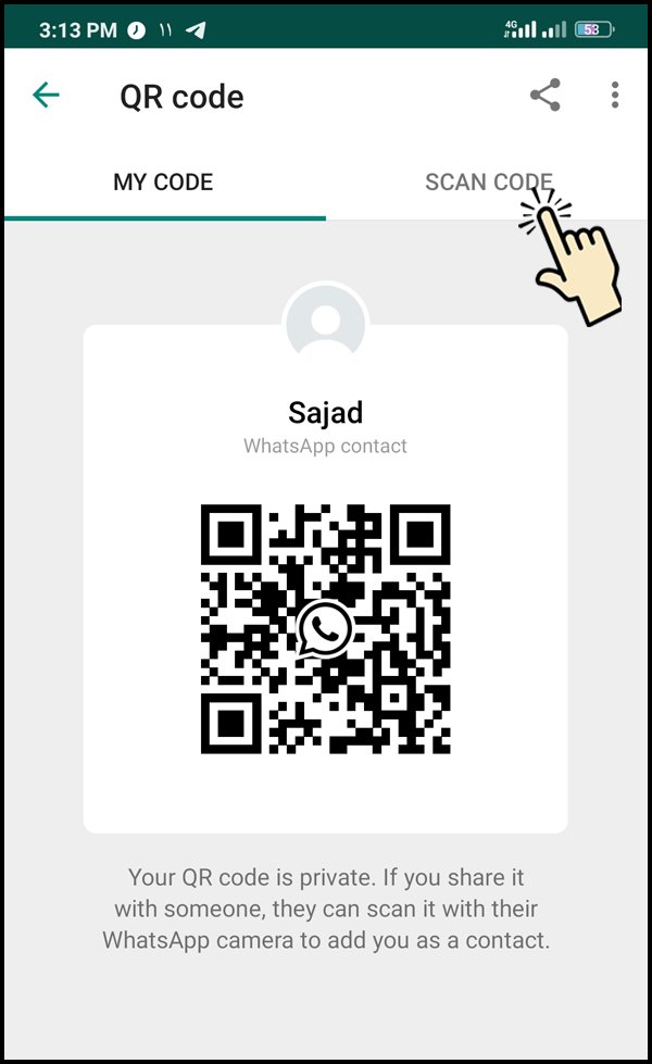 How To Add A New Contact In Whatsapp Via Qr Code Ded9
