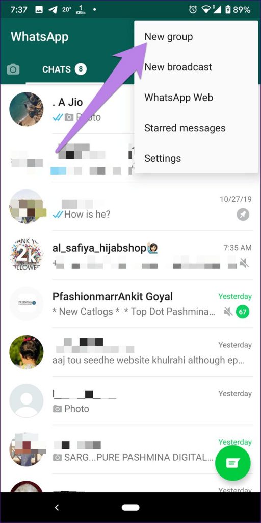 How To Create A Dedicated Whatsapp Group For Yourself