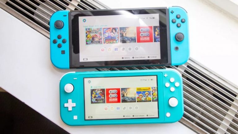 Compare Nintendo Switch With Nintendo Switch Light - DED9