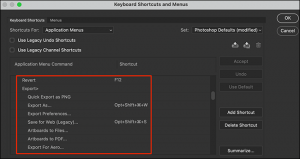 inqscribe change shortcuts