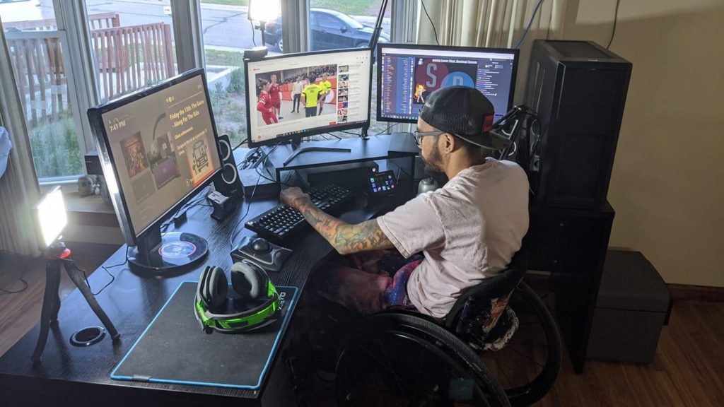 Disabled and gaming