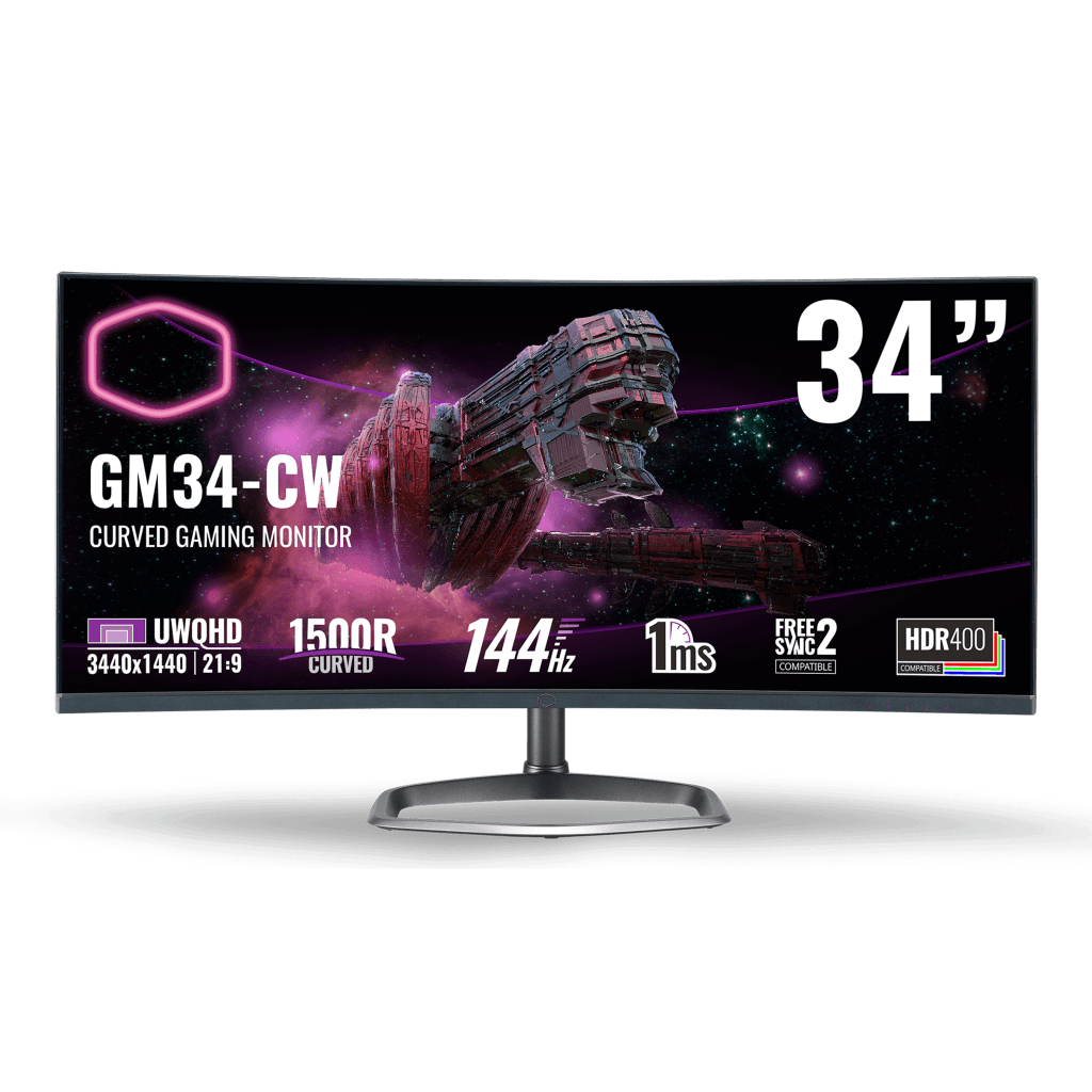 GM34-CW 34-inch Gaming Cooler Monitor
