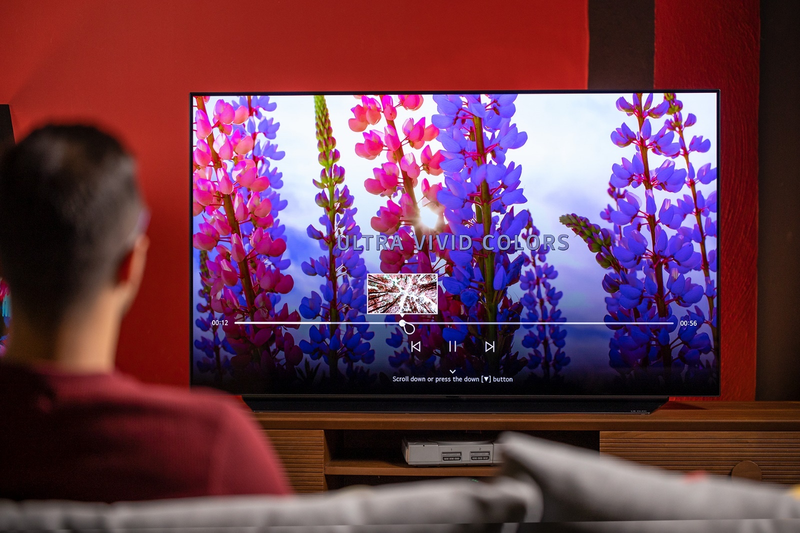 Movie playback on LG C1 OLED TV