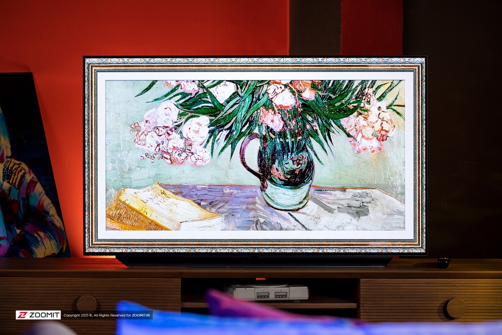 Overall design of the LG C1 OLED TV