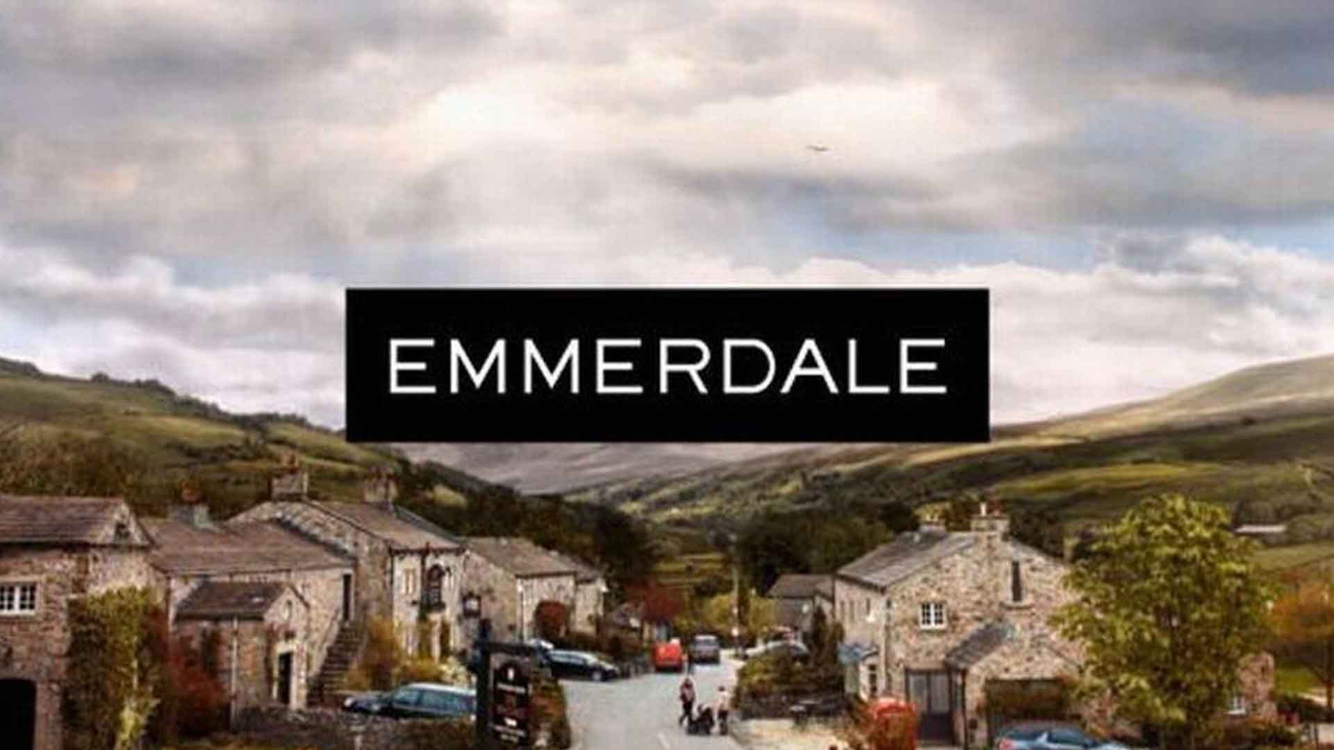View of the city of Emmerdale in the main poster of the Emmerdale series