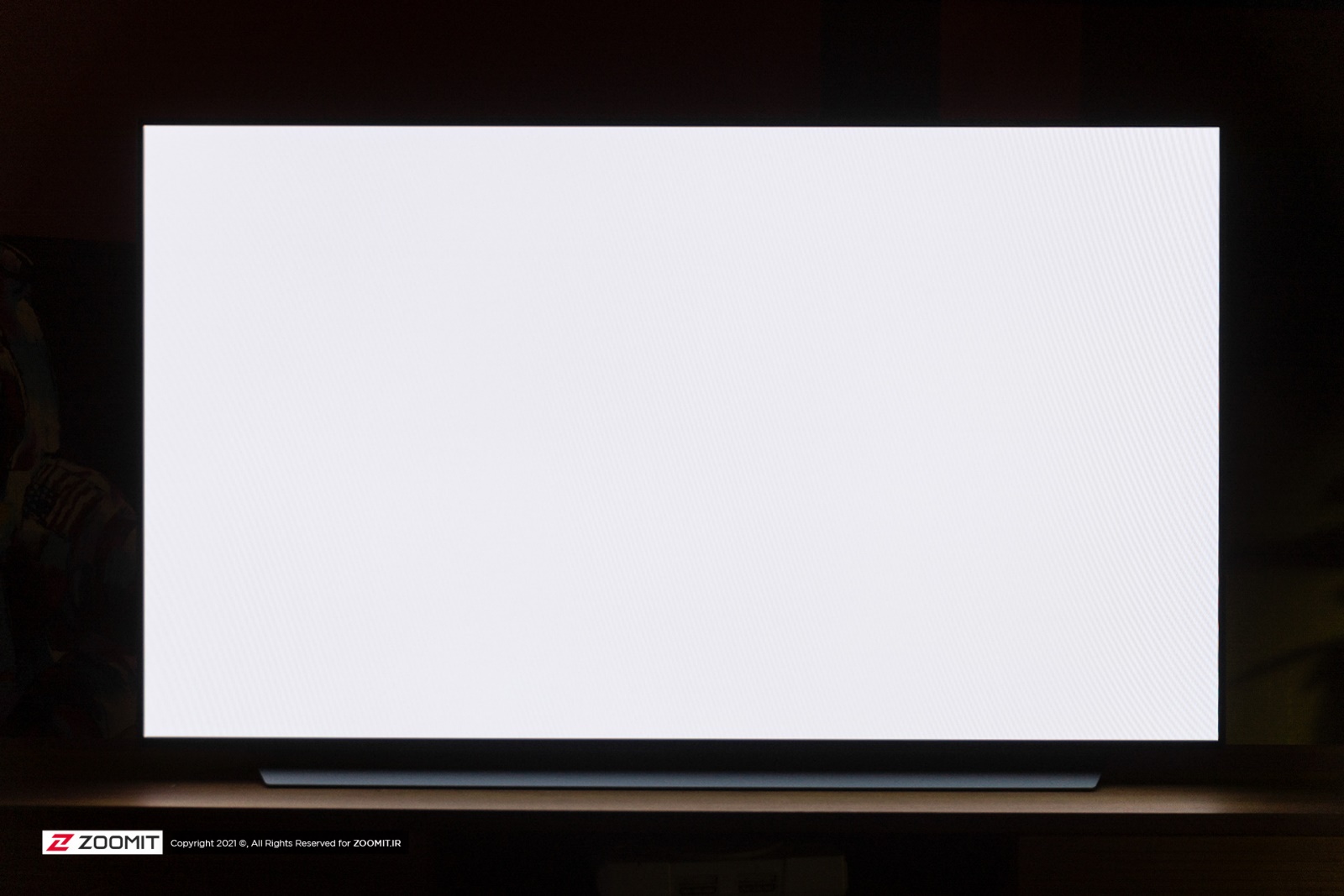 White uniformity on LG C1 OLED TV