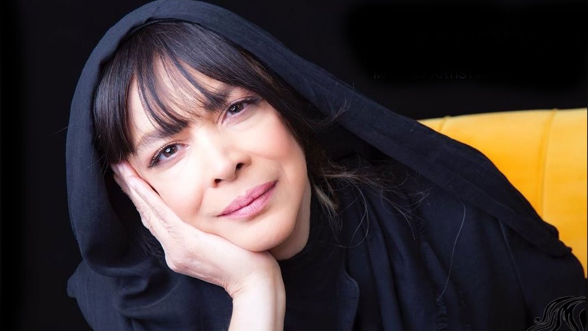 A photo of Bita Farhi, a veteran actress in Iranian cinema