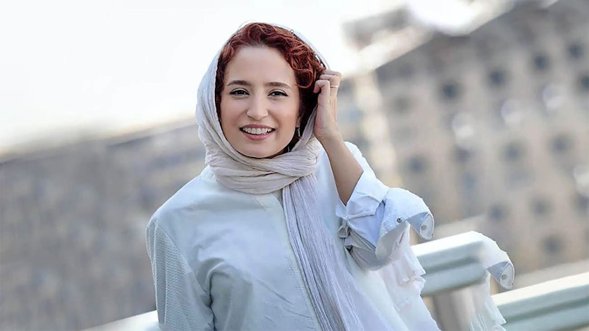 A photo of Negar Javaherian, a popular actor and the wife of the young Rambod