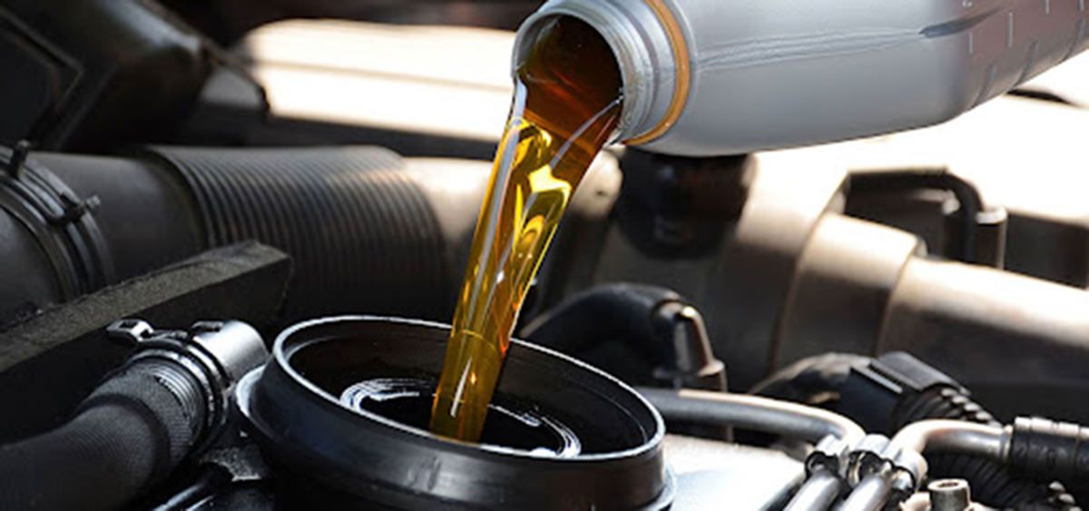 Car Engine Oil in packaging 