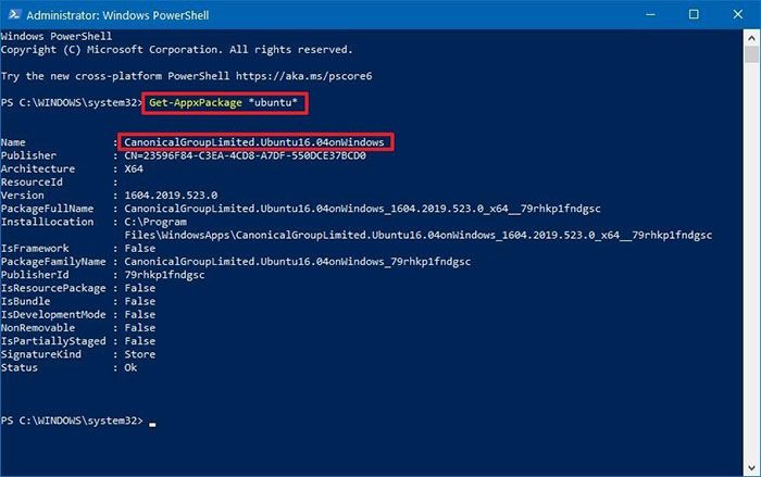 Eliminate Linux distribution with PowerShell