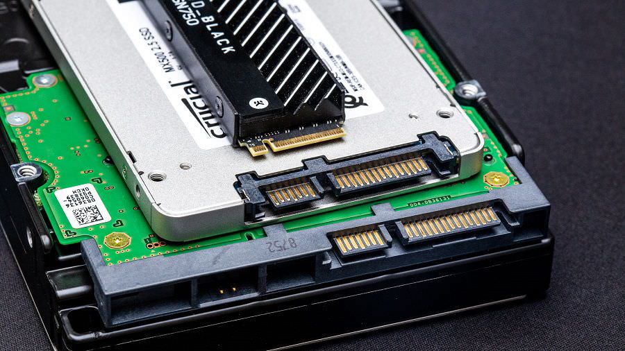 Hard disk against SATA SSD and M.2 SSD