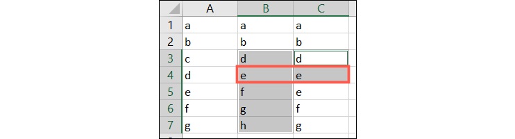 Learn how to automatically detect and highlight different data between rows in Excel software