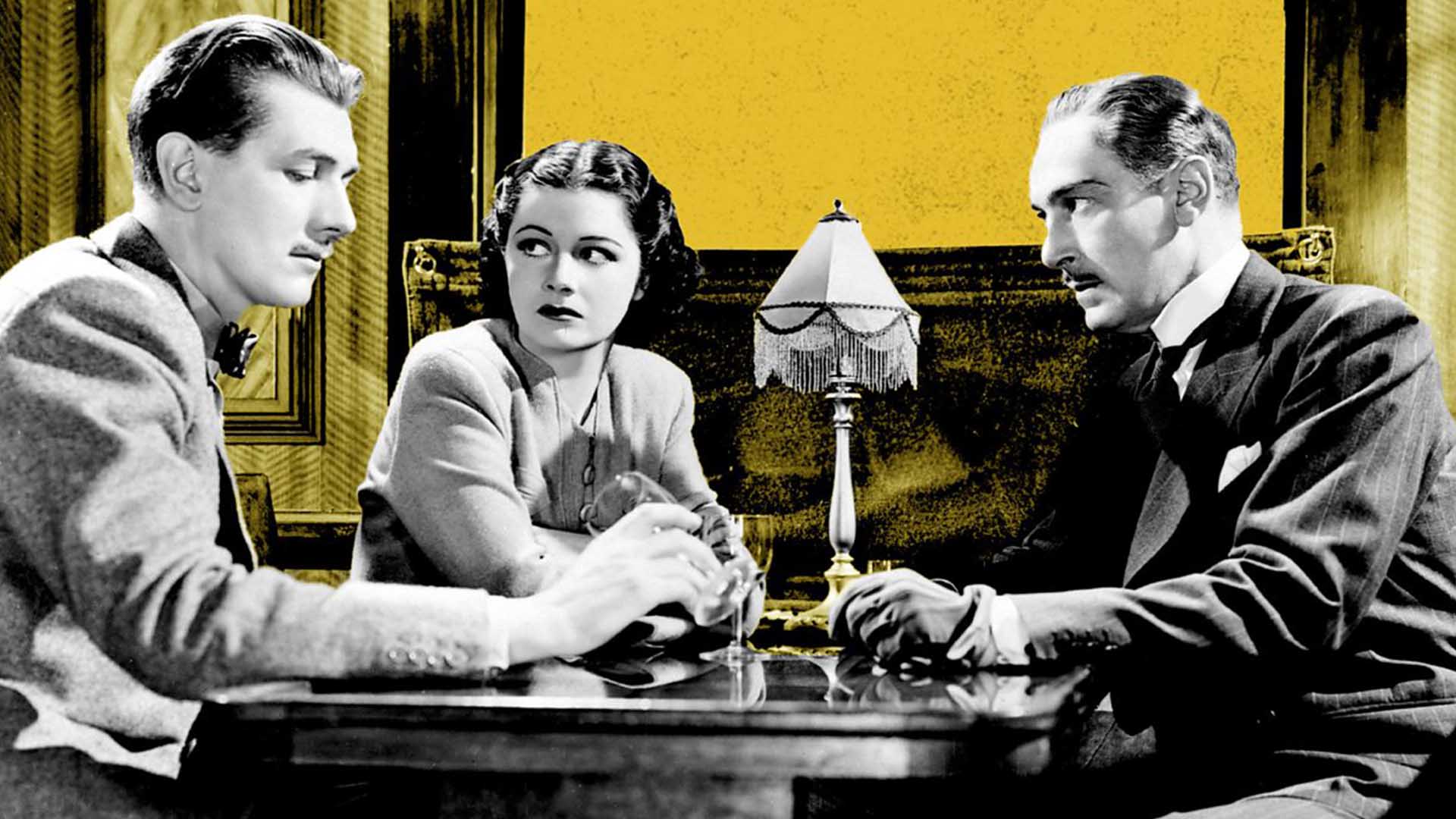 Margaret Lockwood with Paul Lucas in The Lady Vanishes