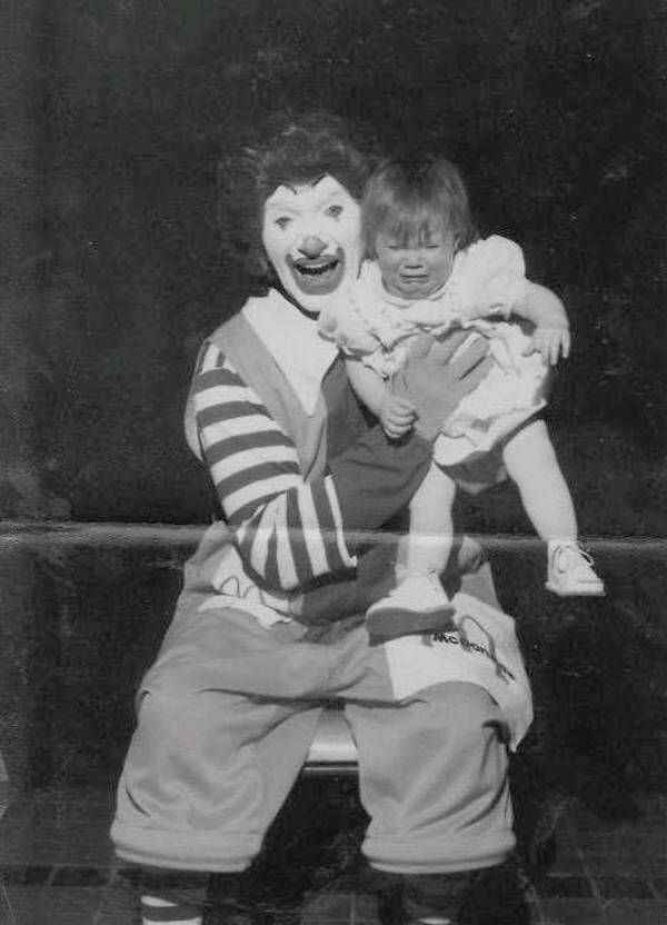 Ronald MacDonald, the scary clown