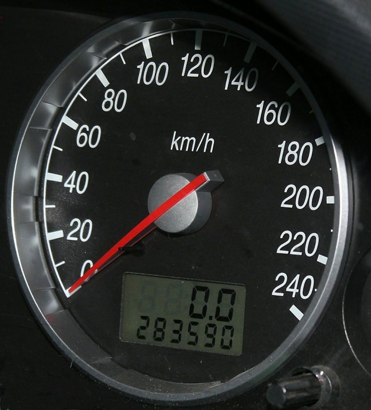 Speedometer or vehicle odometer