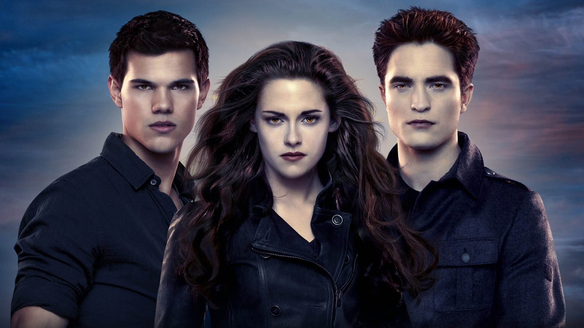 The main characters of The Twilight movie series