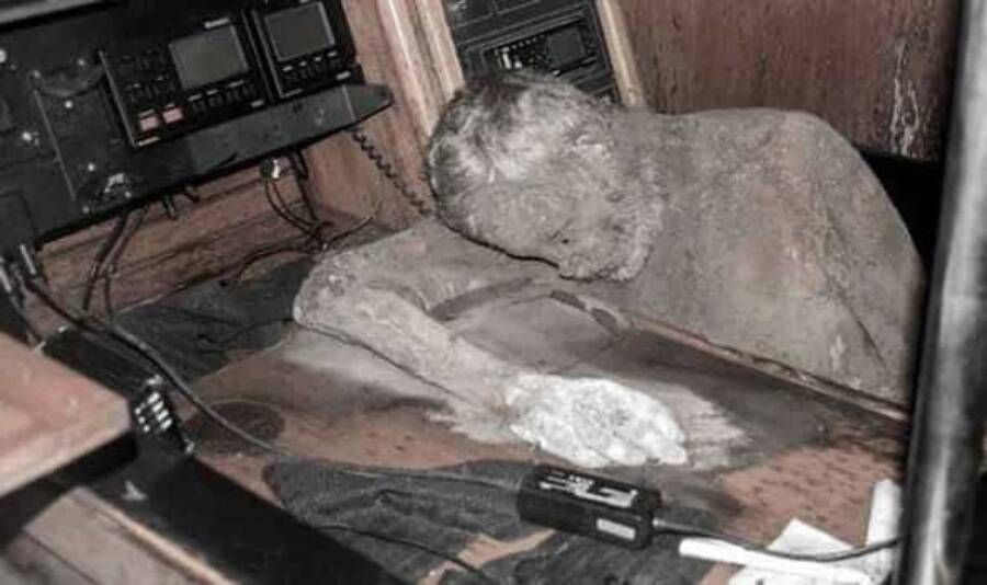 The mummified body of Manfred Fritz Biwrat