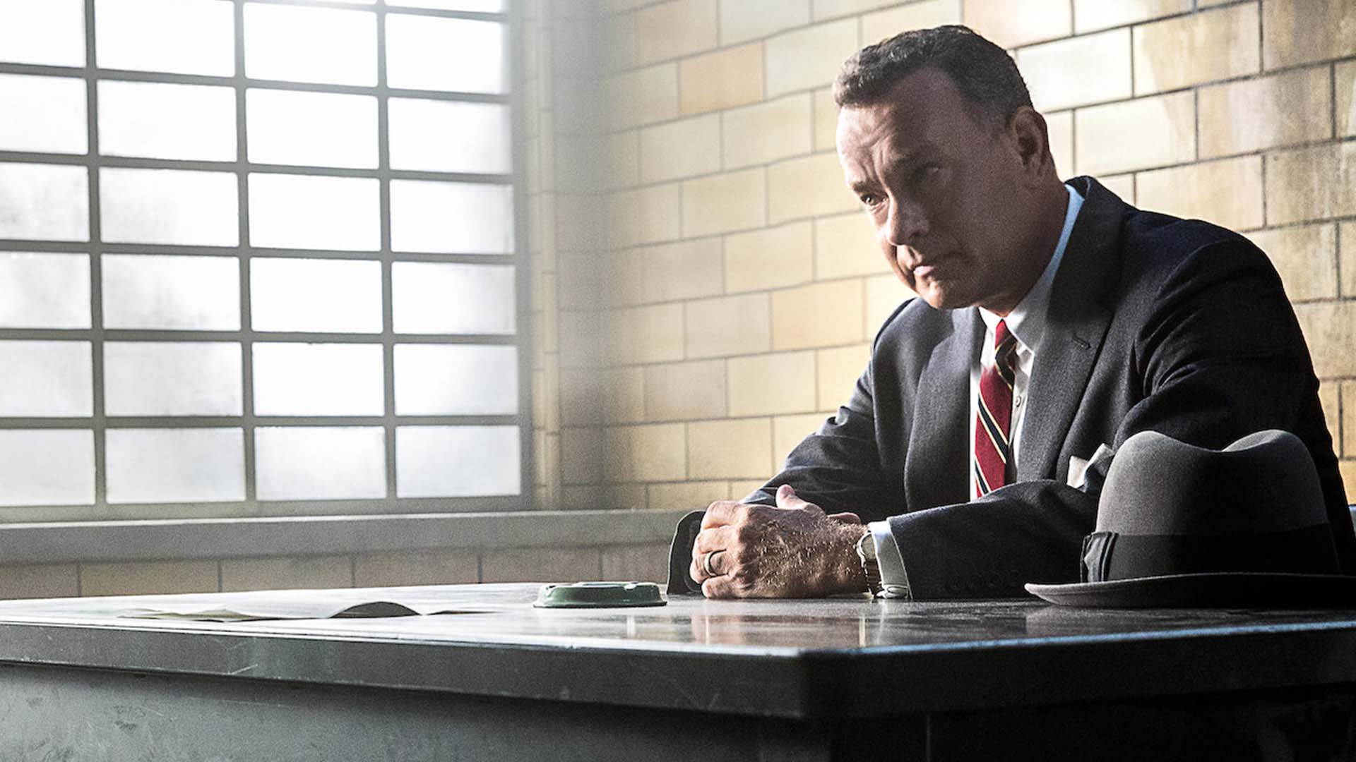 Tom Hanks in the Interrogation Room in Bridge of Spies