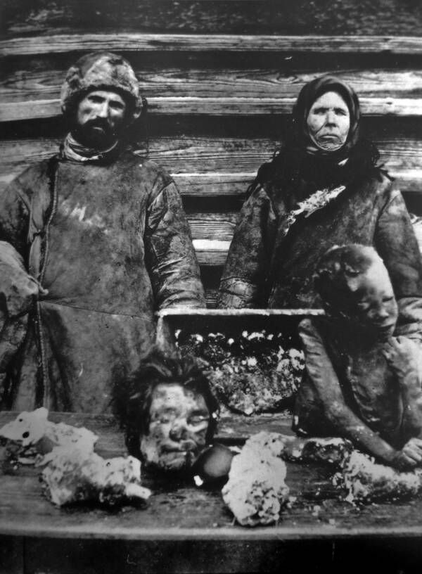 Vendors of human organs during the 1921 famine in Russia