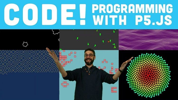 Learn JavaScript programming language with p5.js