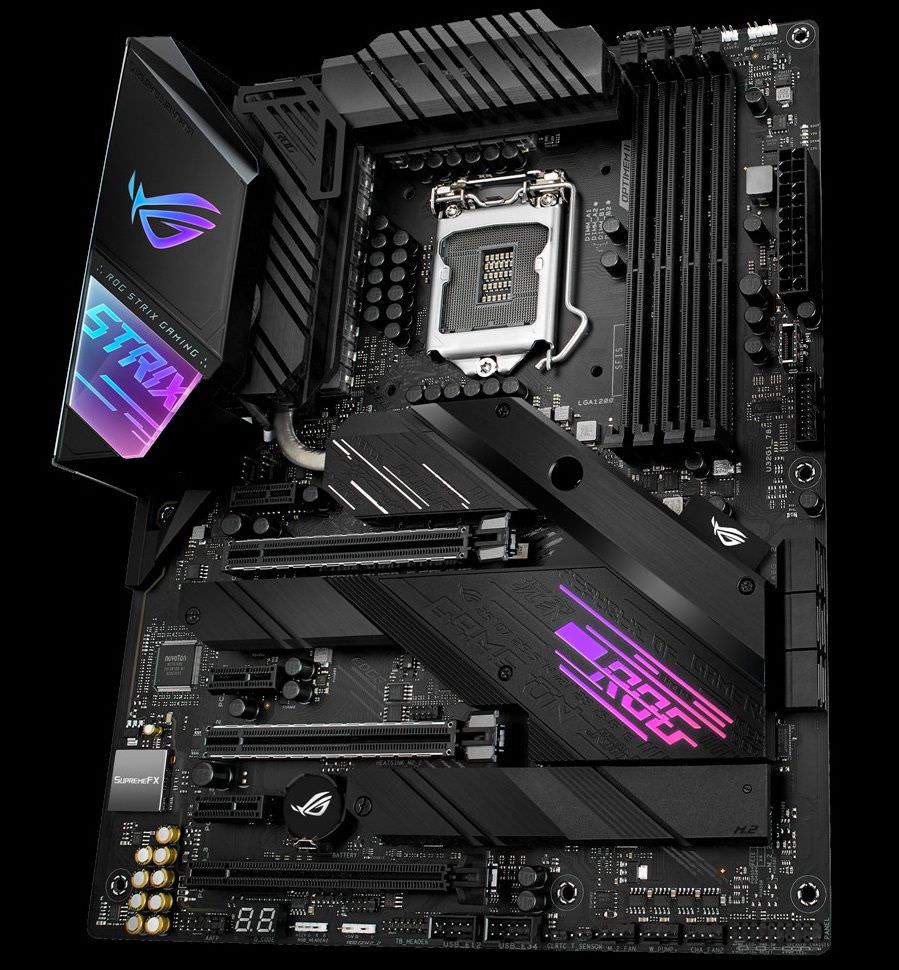 The latest generation of Asus motherboards with the Z490 chipset for Intel 10th generation processors