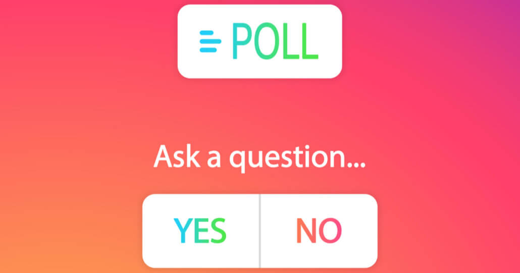 Poll in Instagram