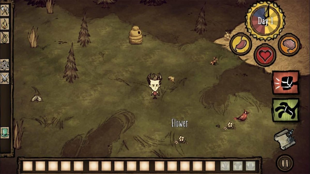 Android game Don't Starve: Pocket Edition