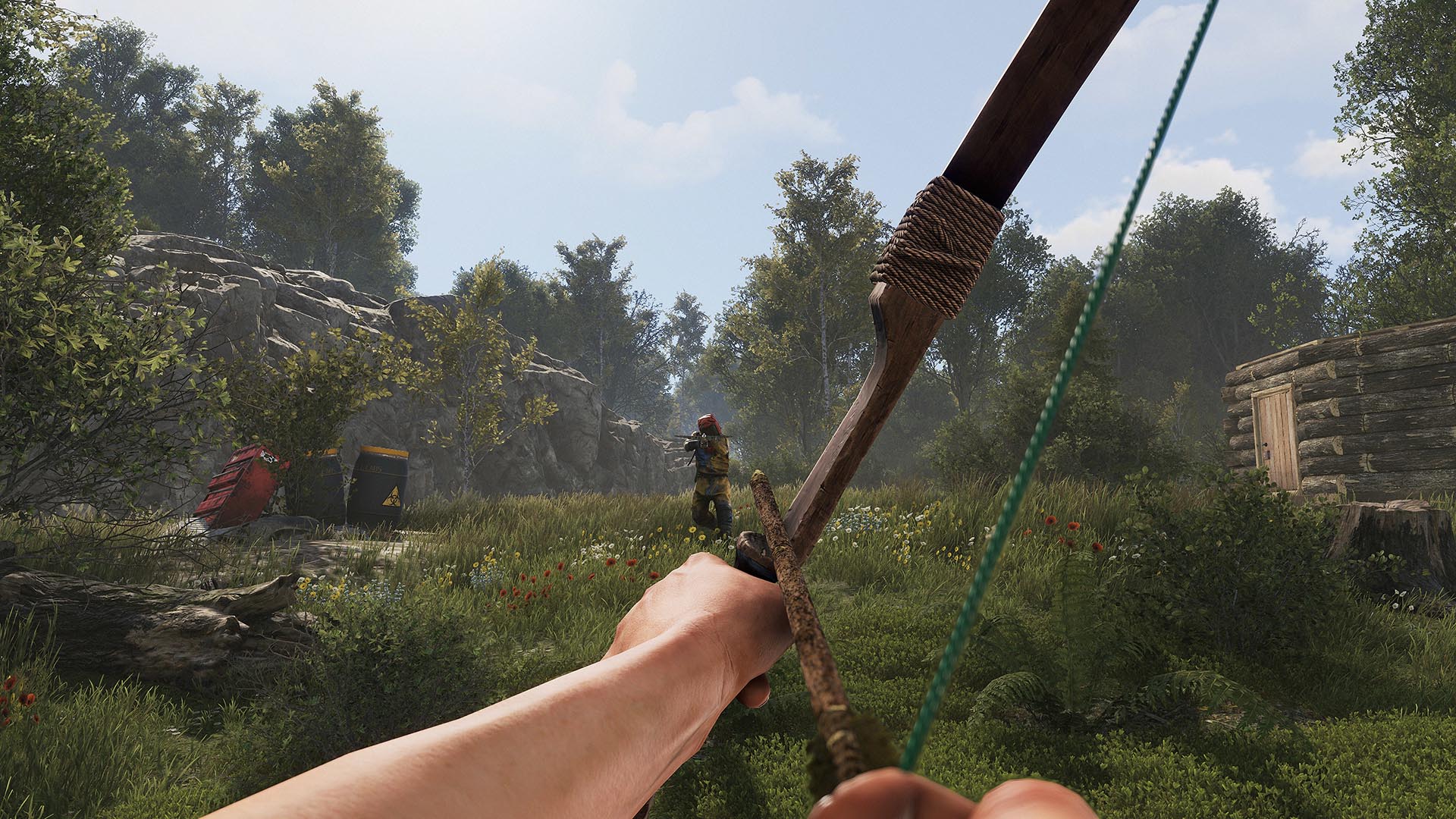 Archery in the game Rust
