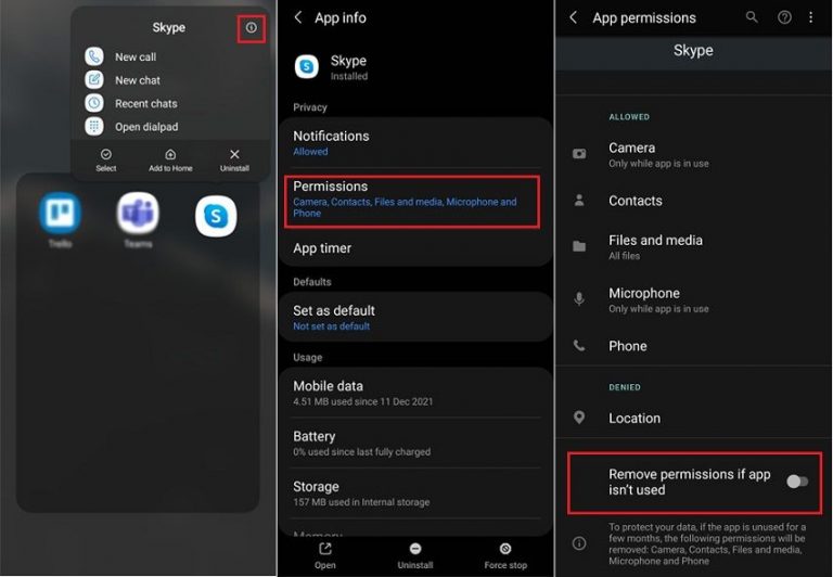 Automatically Remove Access Permissions For Unused Apps On Android