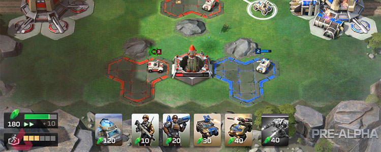 Capture bases in Command & Conquer: Rivals