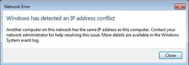 Fix IP address interference problem