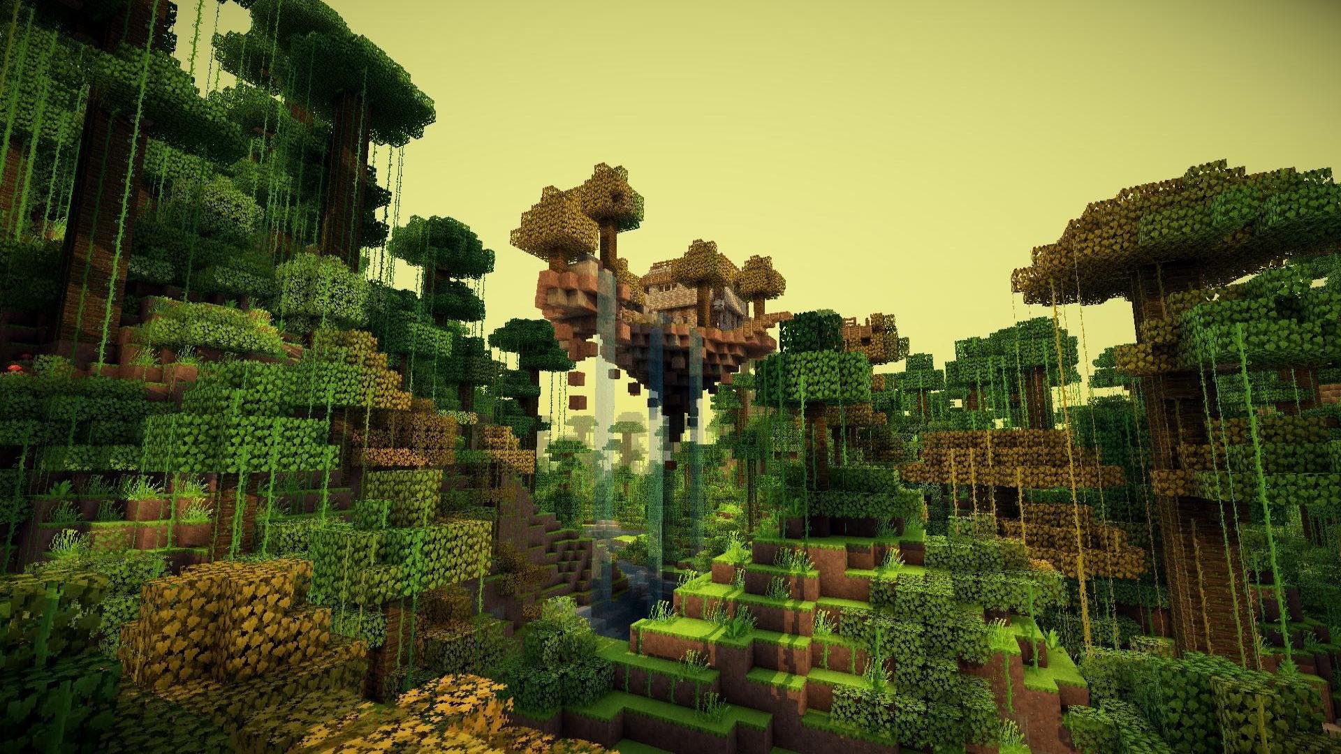 Jungle in the Minecraft game