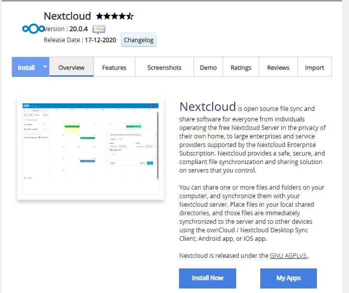 Nextcloud software