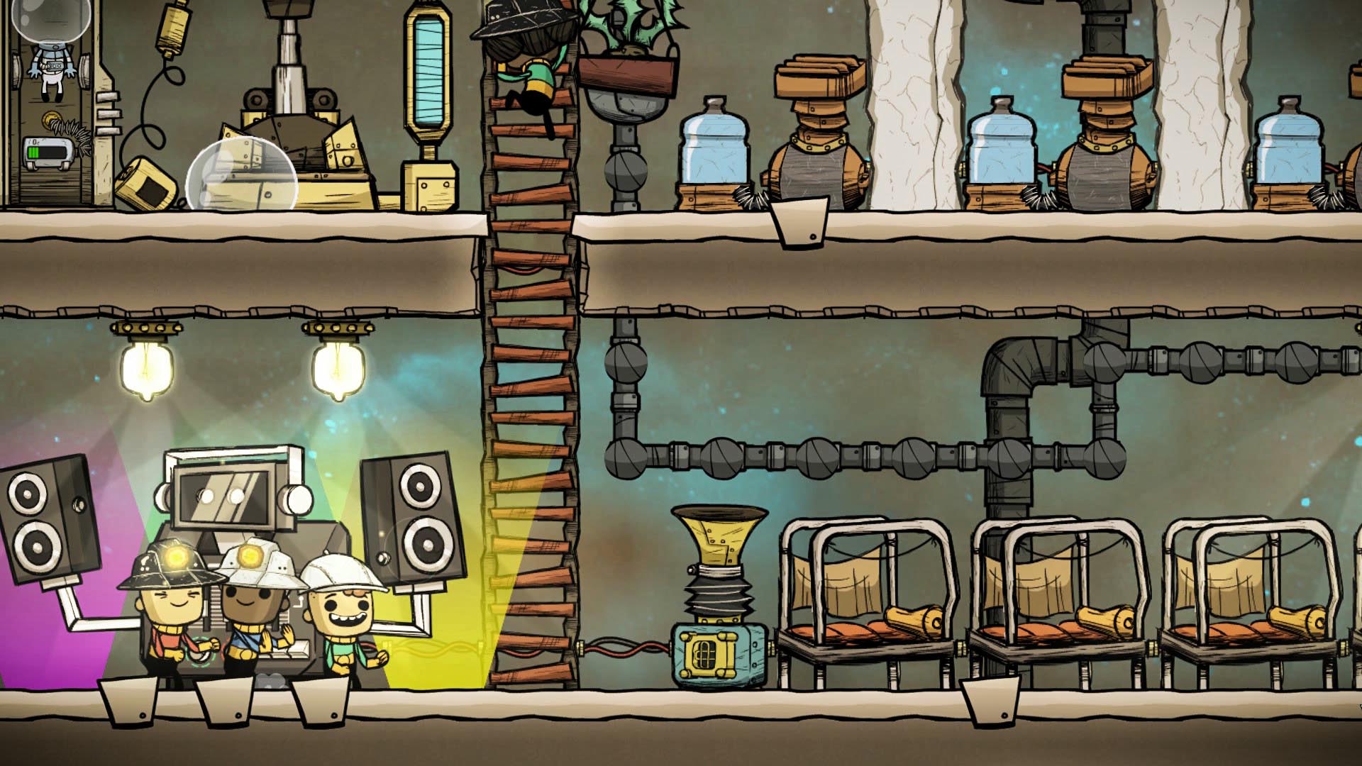 Oxygen Not Included game shelters