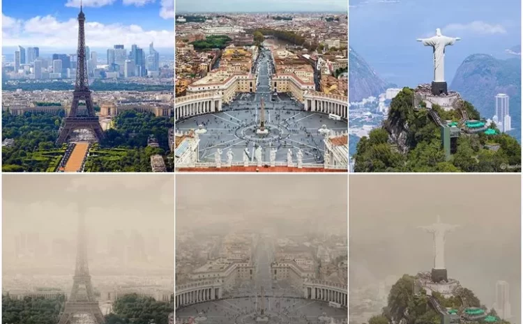 Destruction Of The Most Beautiful Urban Landscapes In The World Due To Air Pollution