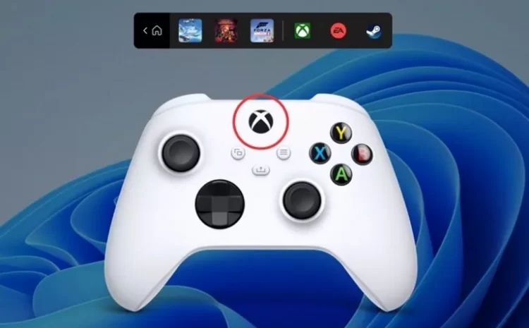 The New Windows 11 Game Console Allows Access To The Game Shortcut With The Controller