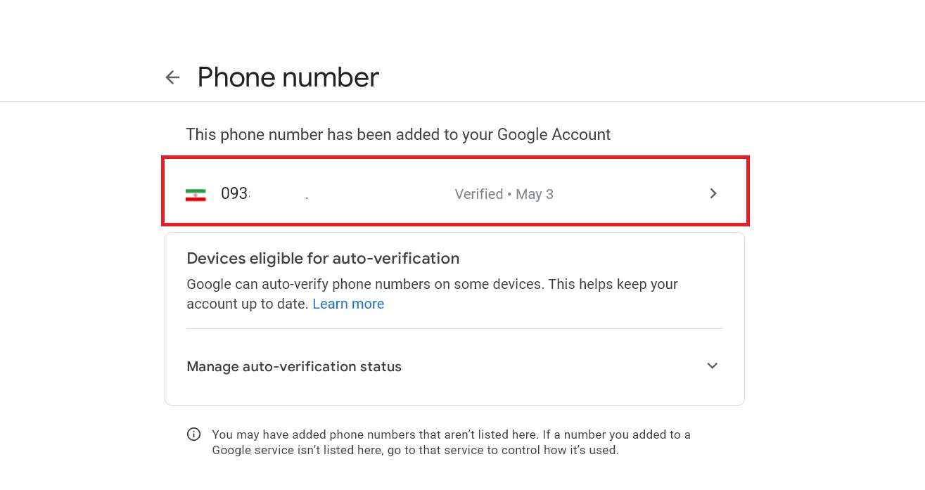 Add, update or delete phone numbers in Gmail with PC-1