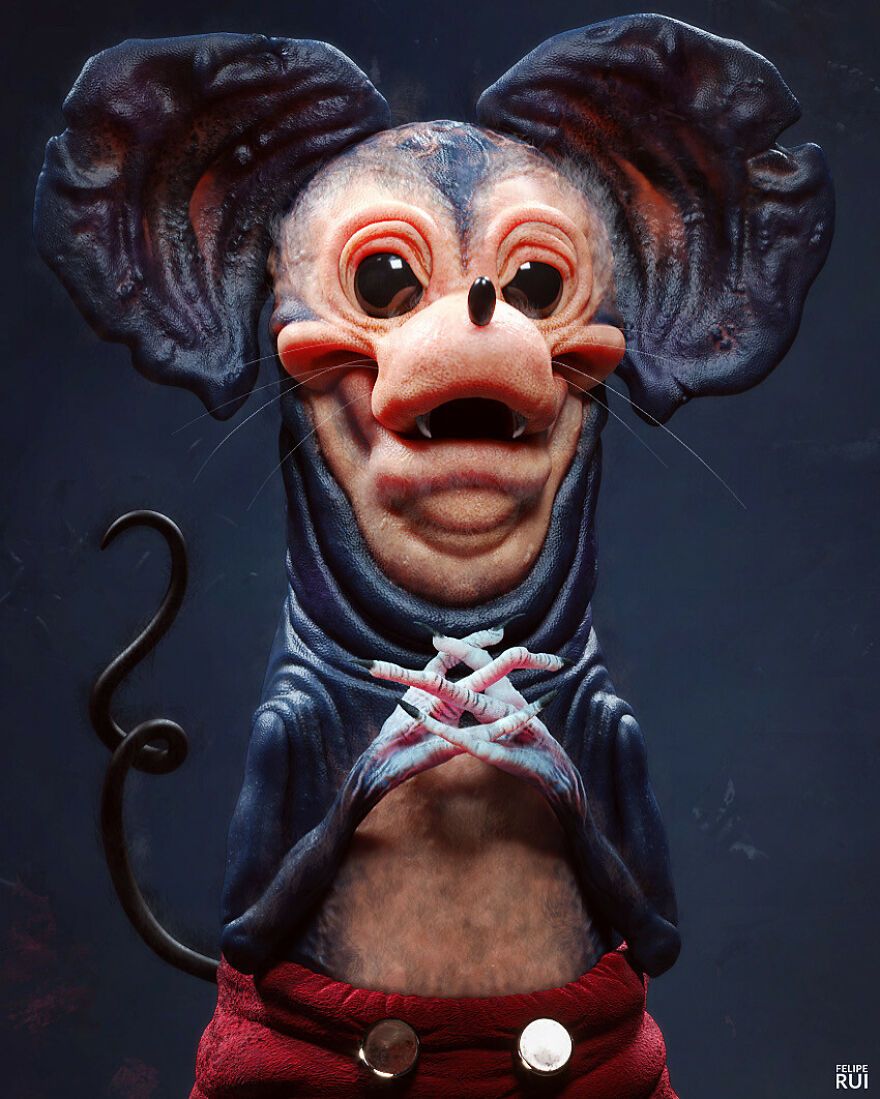 Scary Reconstruction of Old Characters / Felipe Fernandez