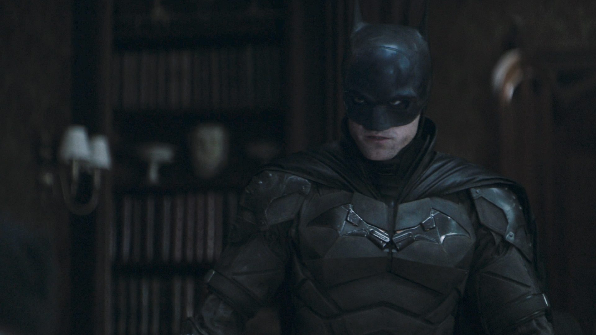 View of Robert Pattinson in The Batman