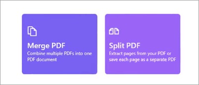 1. Merge multiple PDF files in Windows PDF Merger & Splitter