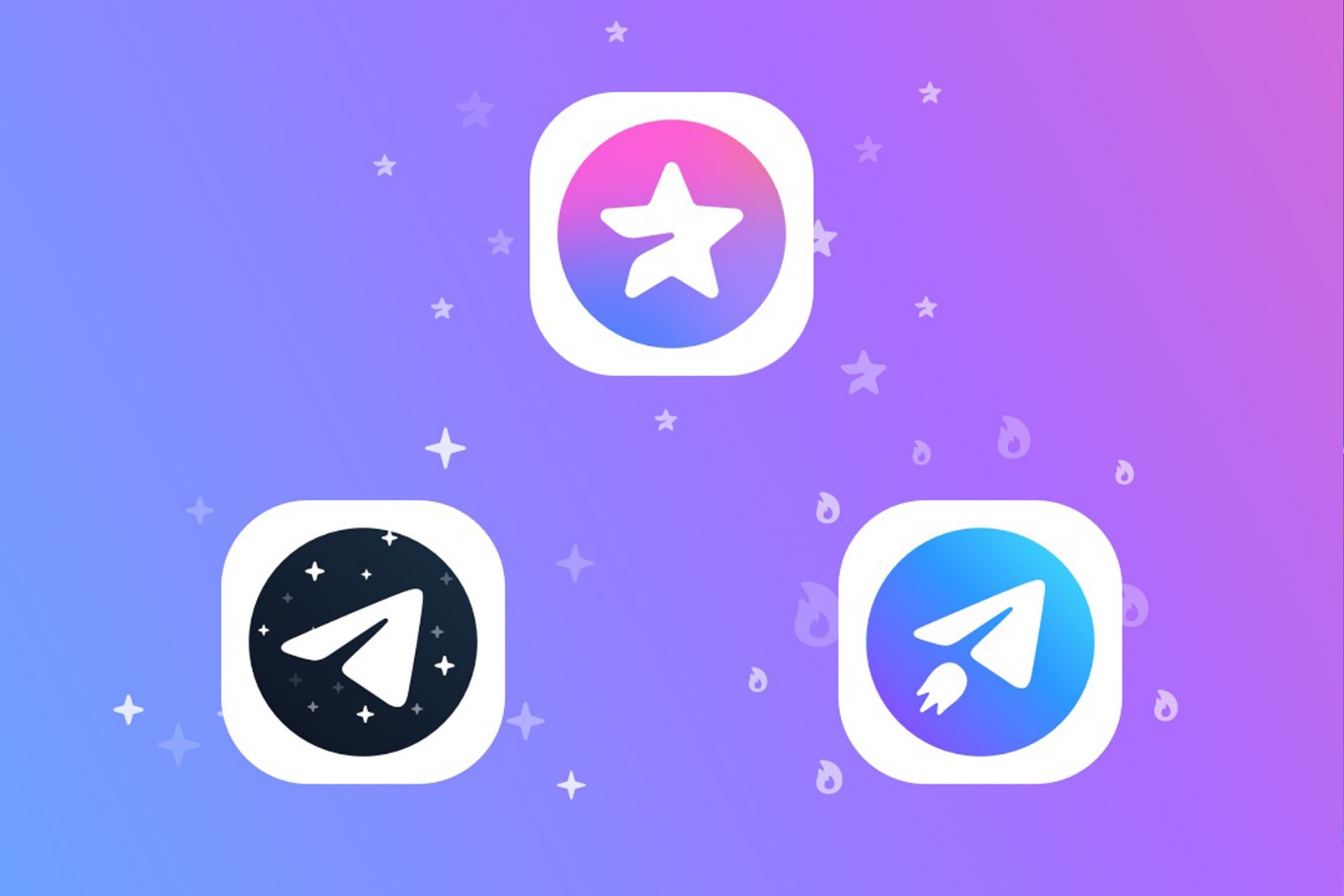 Dedicated Telegram Premium subscription icons