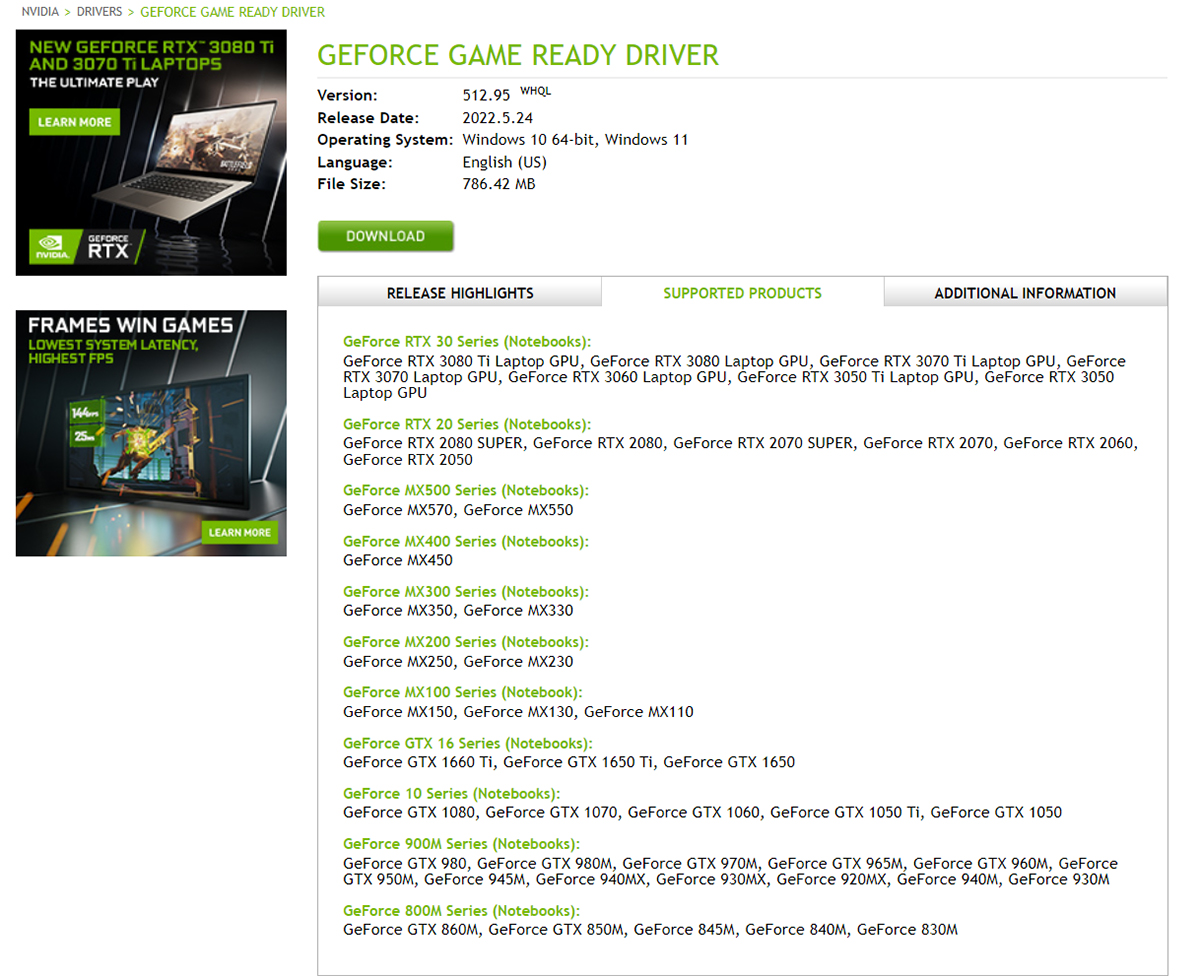 Download Nvidia Graphics Driver
