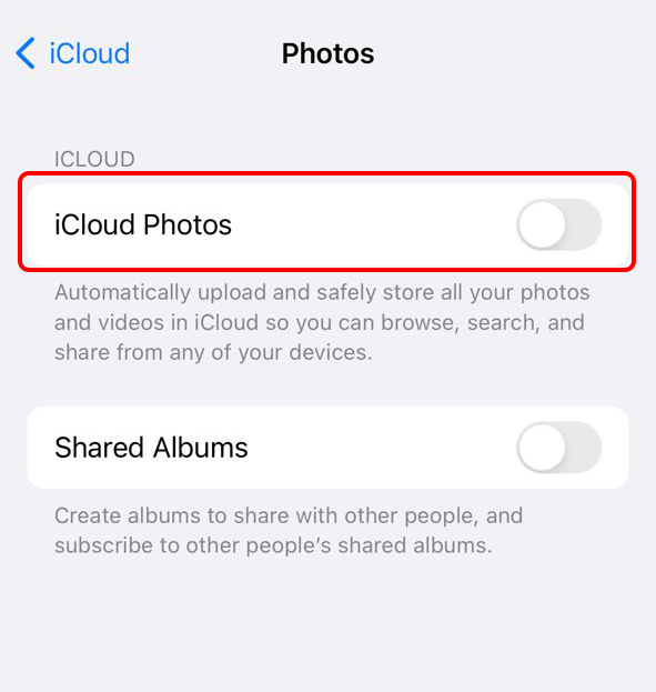 How to backup iPhone images with iCloud-2