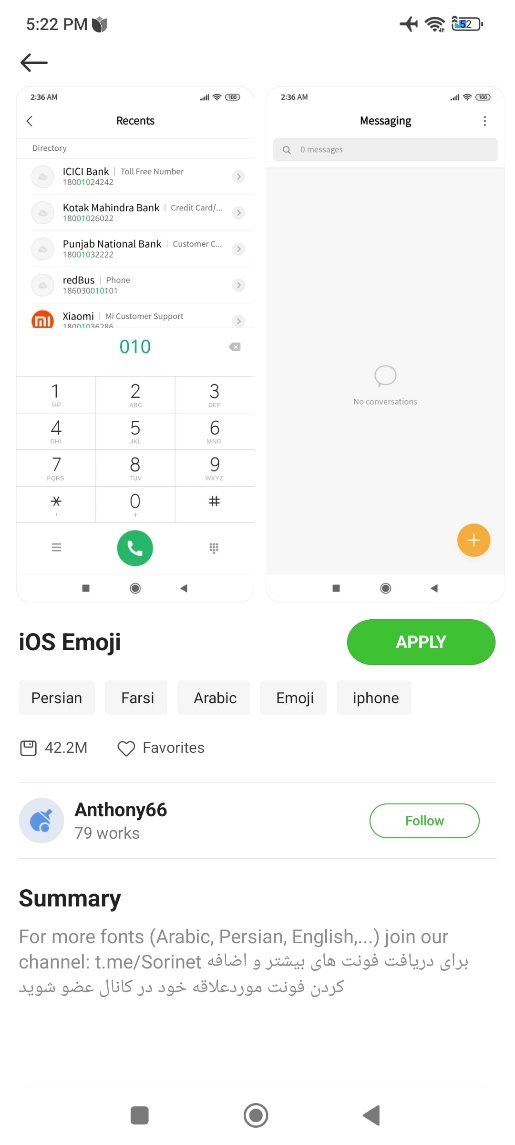 Install iPhone emoji on Xiaomi phone