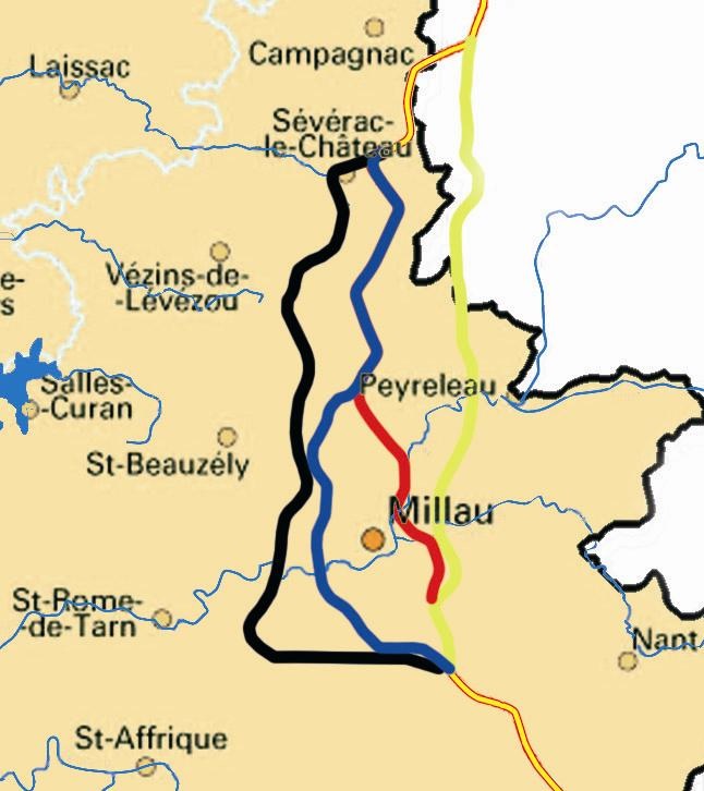 Map route of Milo Bridge