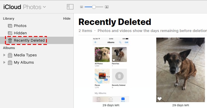 Recover iPhone photos with iCloud backup