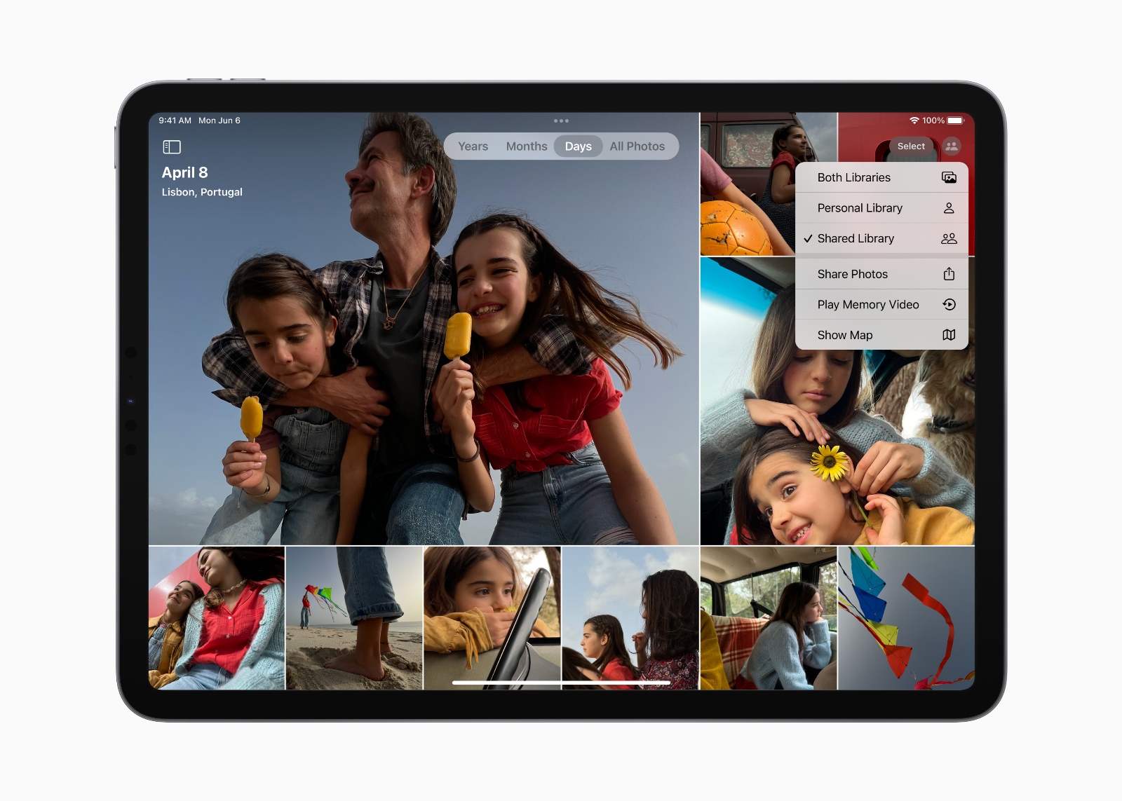 Shared Photo Library feature on iPadOS 16