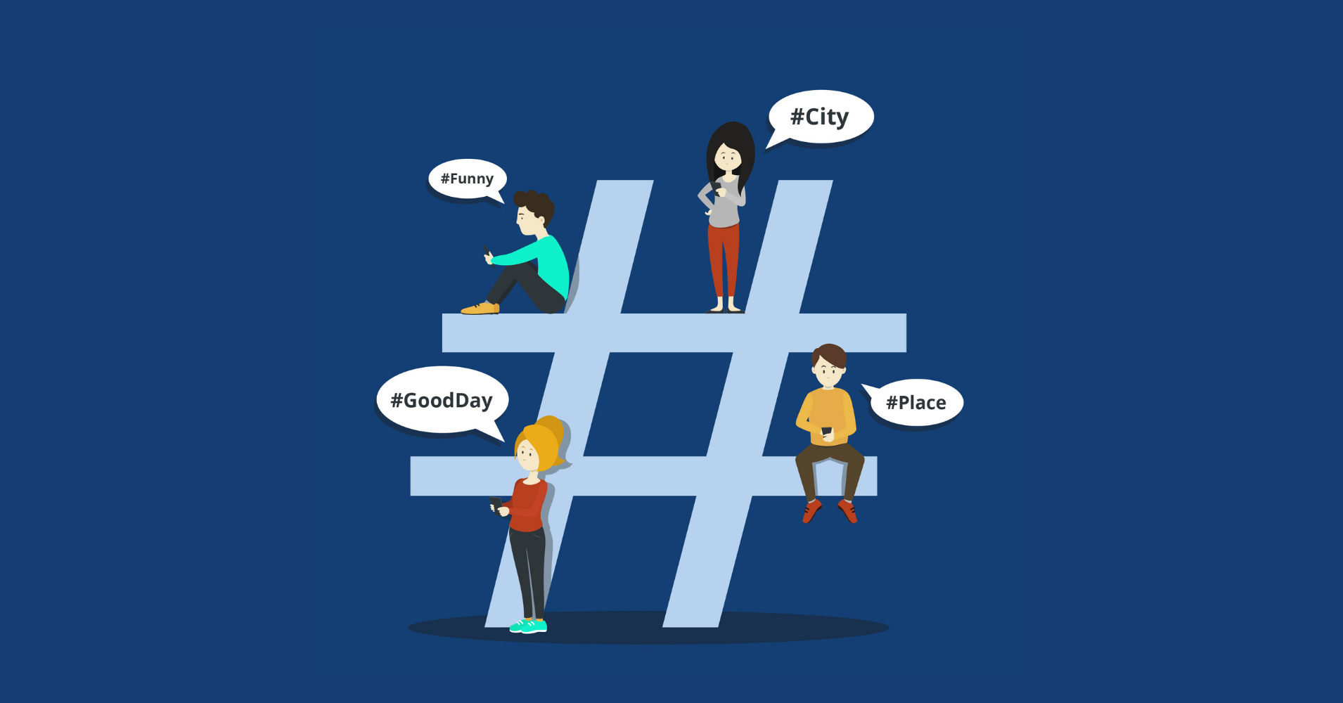 role of hashtags