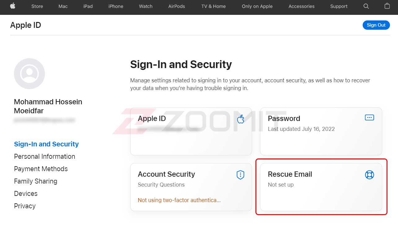 Add a second email to Apple ID