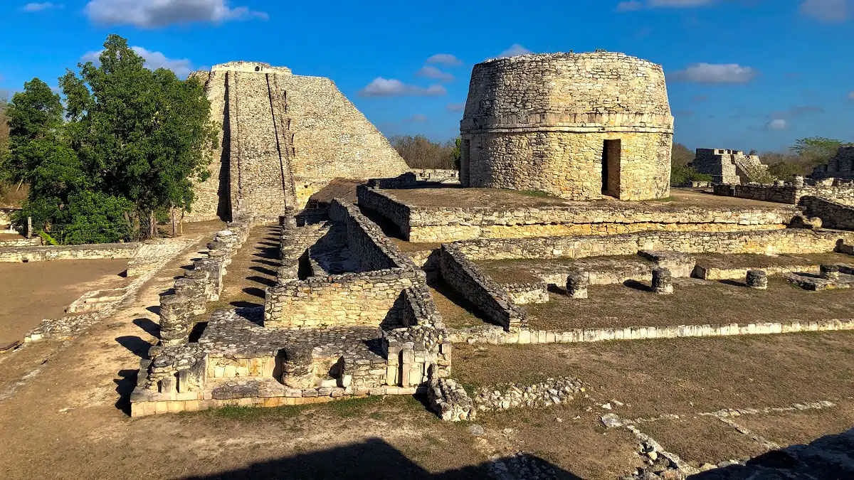 Kukulcan Temple in the city of Mayapan, the capital of the Maya Empire